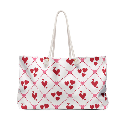 Cupid’s Lattice Weekender Bag