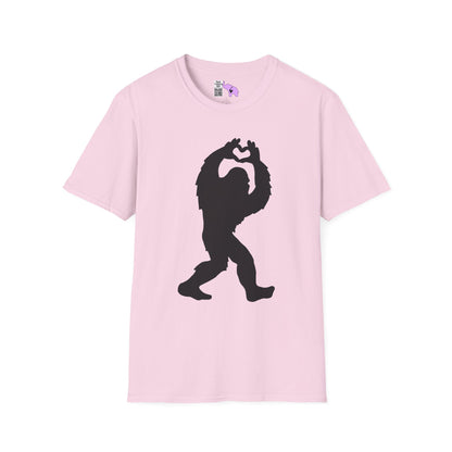 Bigfoot Loves You Adult T-shirt