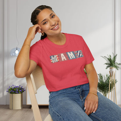Mama (America Colors) Adult T-shirt