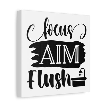 Focus Aim Flush 2 Canvas Art