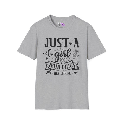 Just A Girl Boss Building Her Empire Adult T-shirt