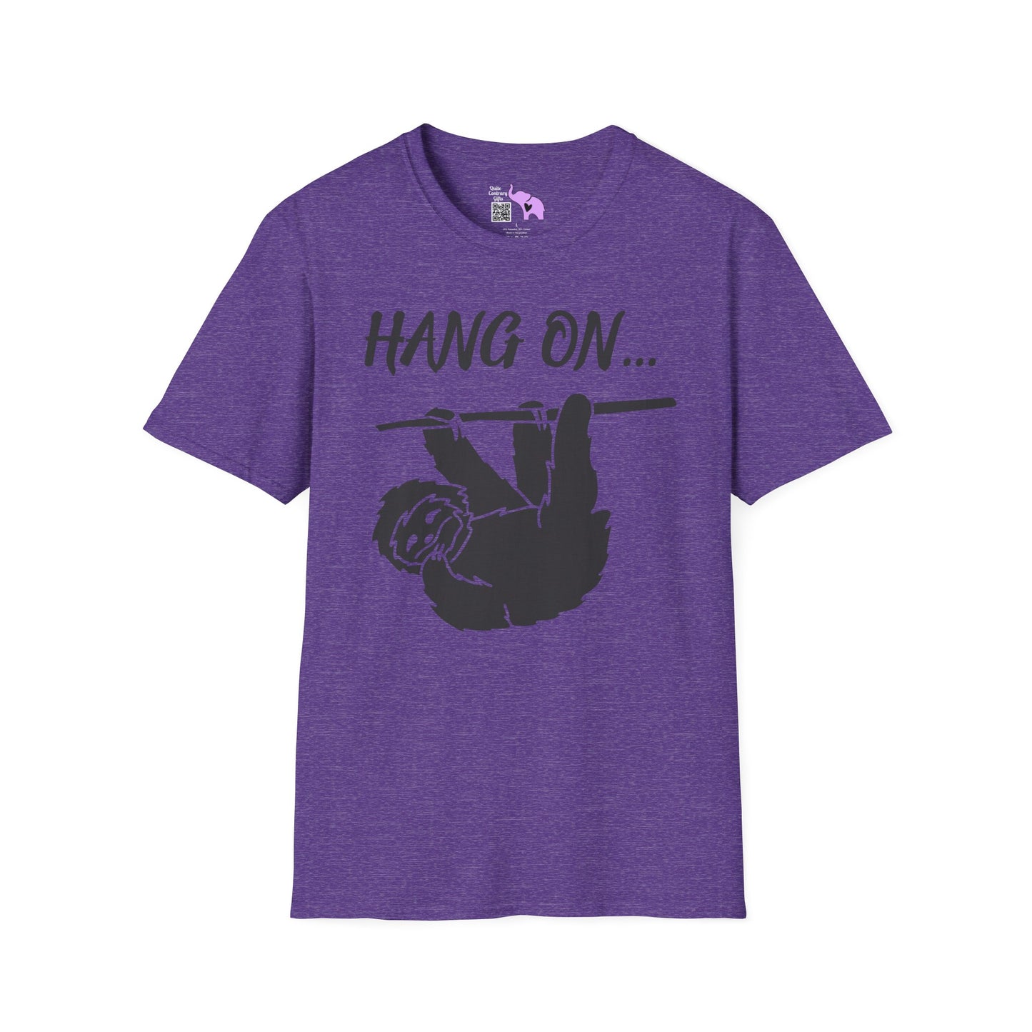 Hang On (Sloth) Adult T-shirt