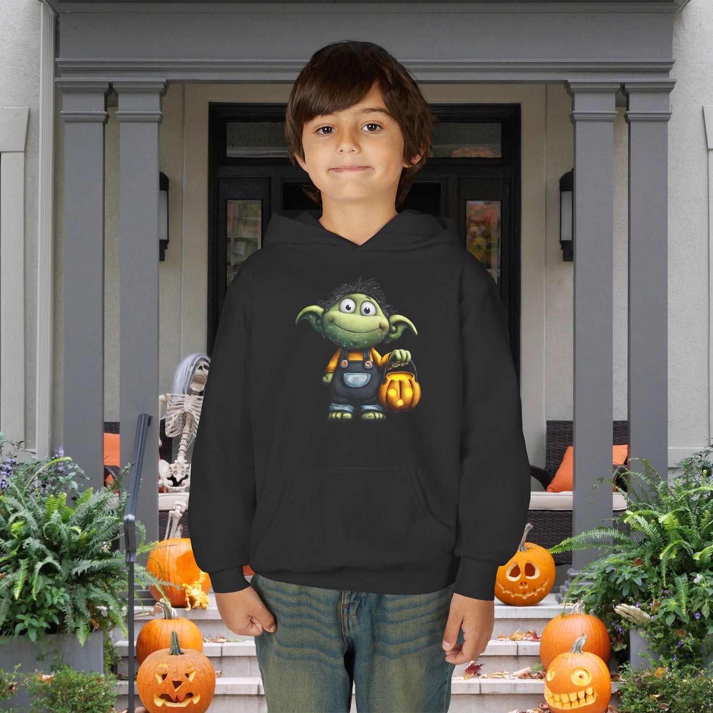 Ghoul Kid on the Block Youth Hoodie