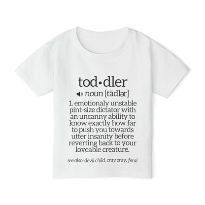 Funny Toddler Definition Heavy Cotton™ Toddler T-shirt