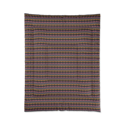 Midnight Clay Cairn Stripes Basic Bedding Set