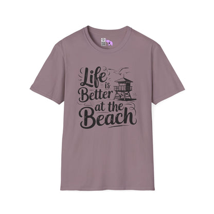 Life is Better At The Beach Adult T-shirt