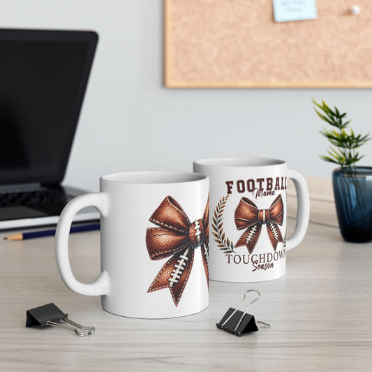 Football Mom Ceramic Mug, (11oz, 15oz)