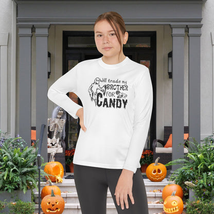 Will Trade My Brother For Candy Youth Long Sleeve Tee