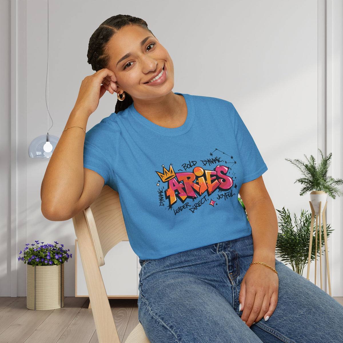Aries Street Art Adult T-shirt