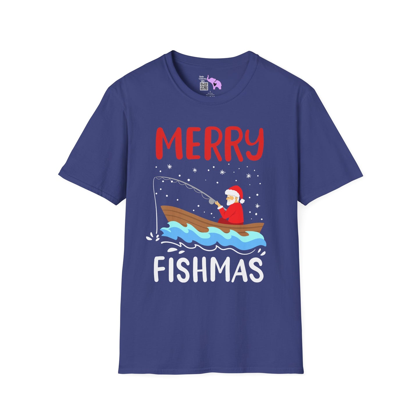 Merry Fishmas Adult T-shirt