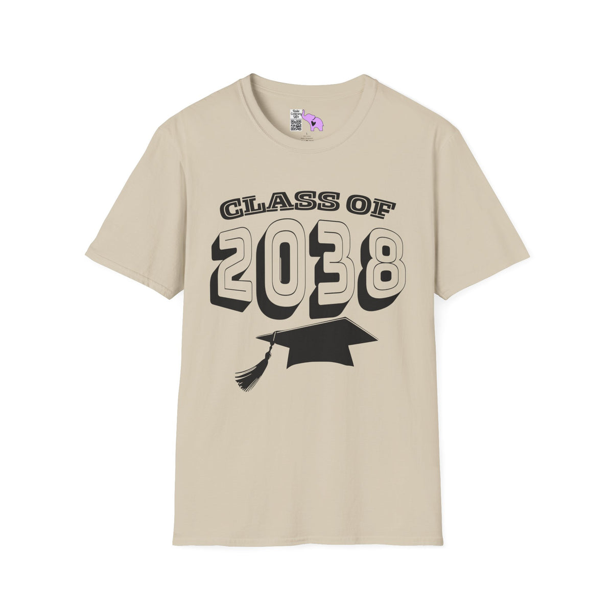 Class of 2038 Adult-sized T-shirt for 2026/27 First Graders