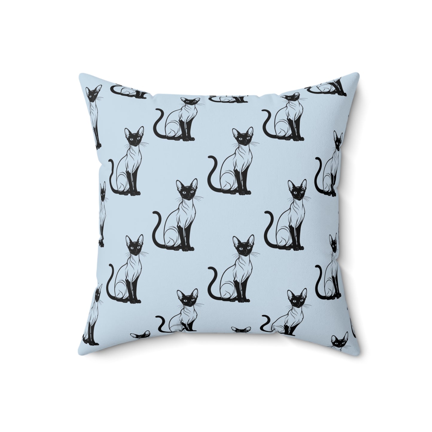 Siamese Charm – Ocean Breeze Throw Pillow