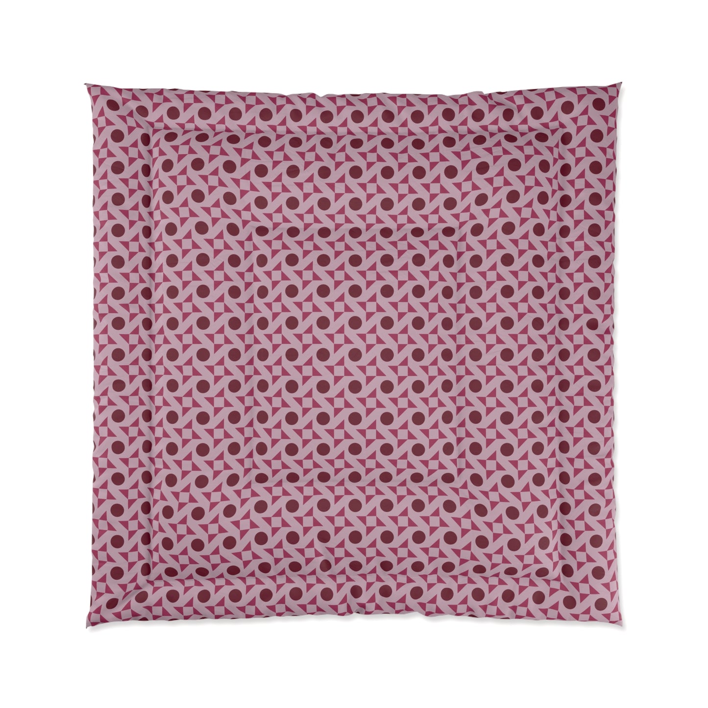 Crimson Pinwheels Comforter