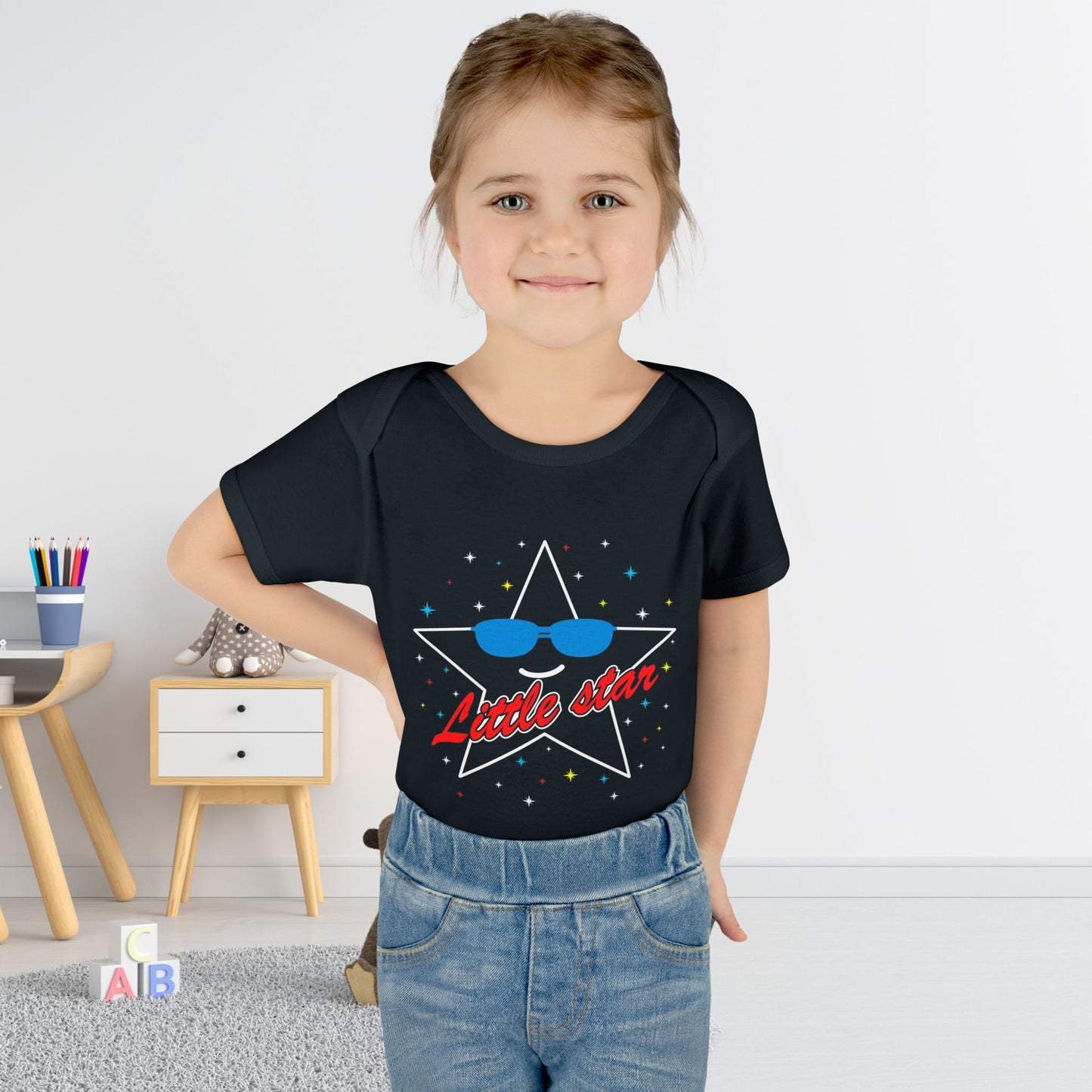 Little Star Infant Baby Rib Bodysuit