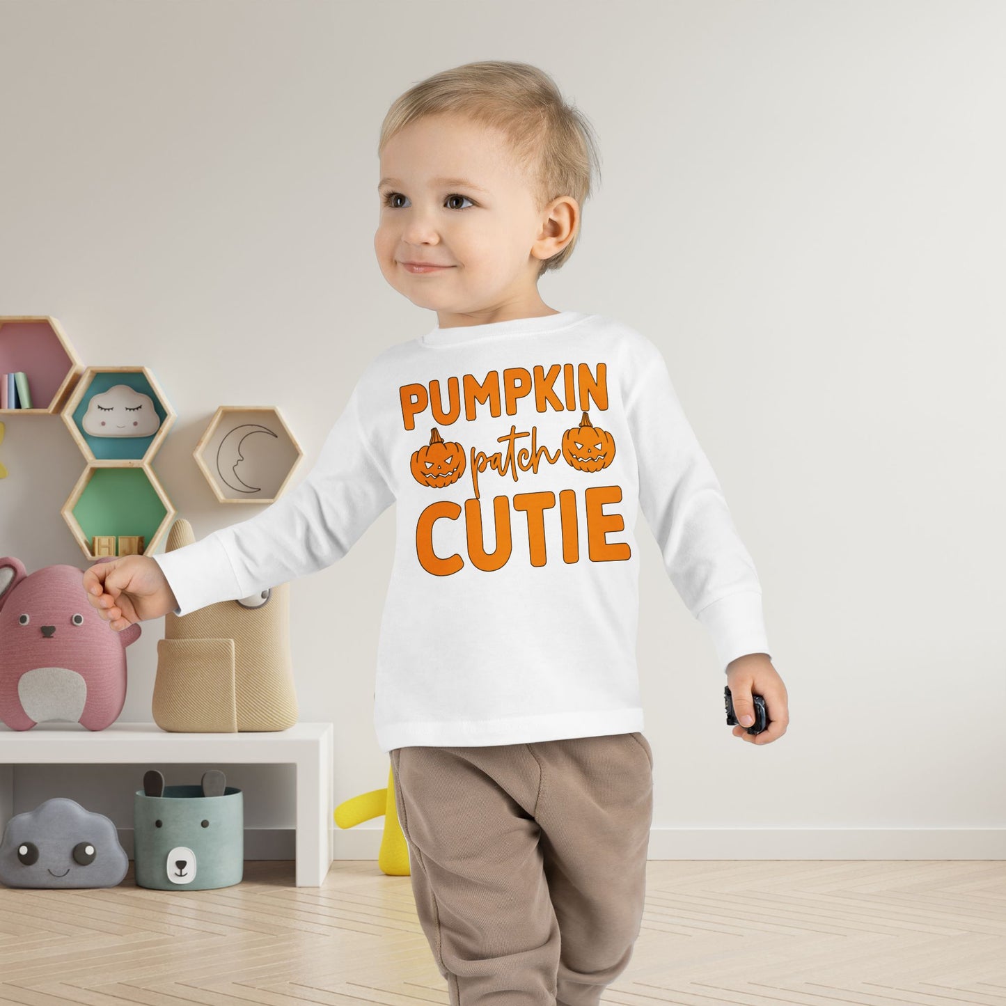 Pumpkin Patch Cutie Toddler Long Sleeve Tee