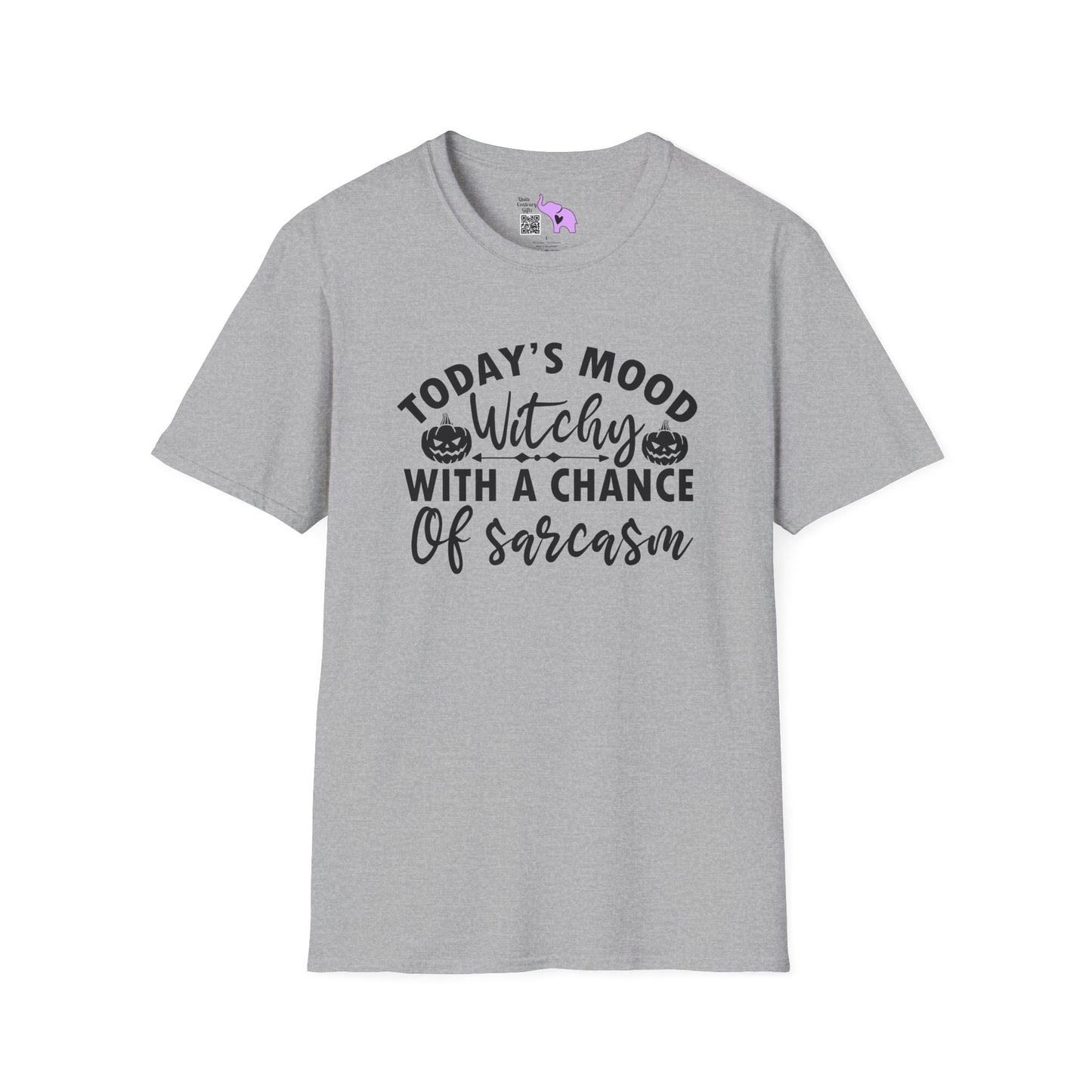 Today's Mood Witchy With A Chance of Sarcasm Adult T-shirt