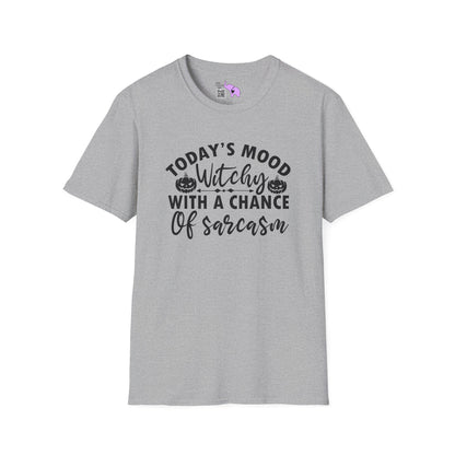 Today's Mood Witchy With A Chance of Sarcasm Adult T-shirt