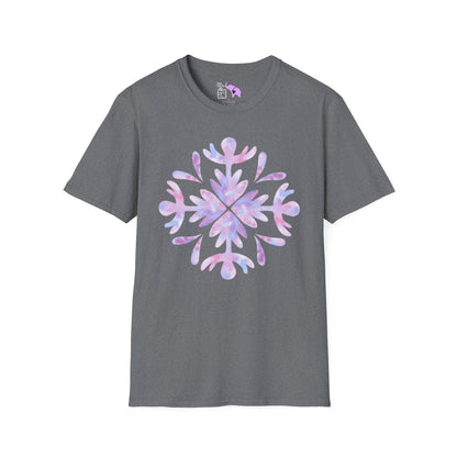 Large Snowflake 3 Adult T-shirt