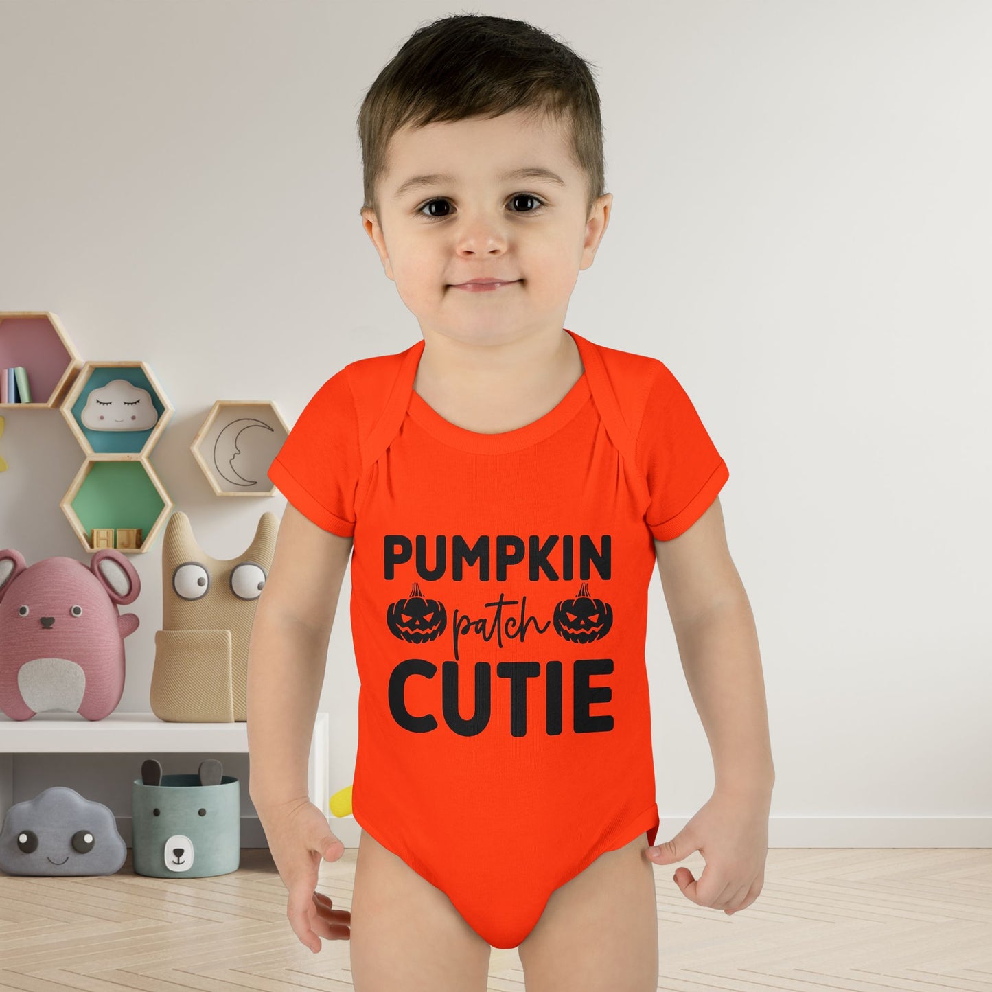 Pumpkin Patch Cutie Baby Rib Bodysuit