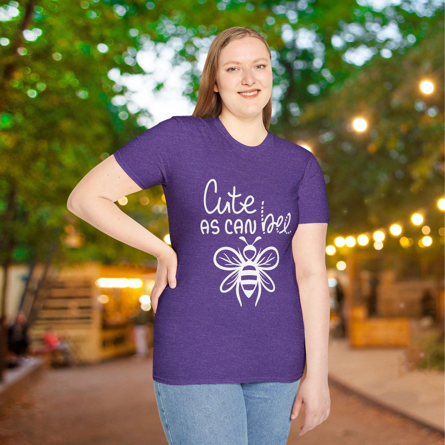 Cute As Can Bee Adult T-shirt