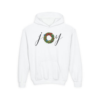 Joy w/Wreath Youth Hoodie