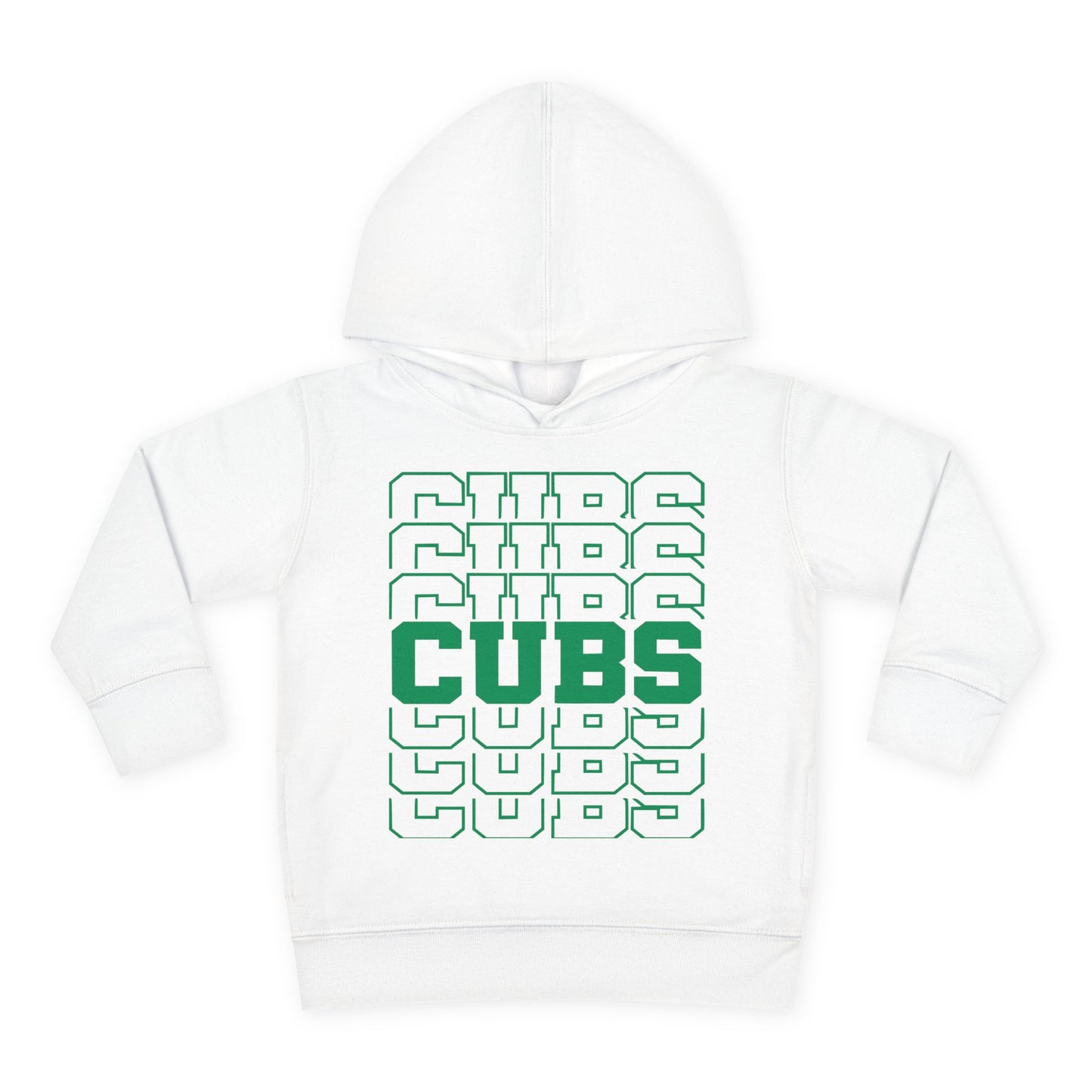 Cubs (Stacked) Toddler Hoodie