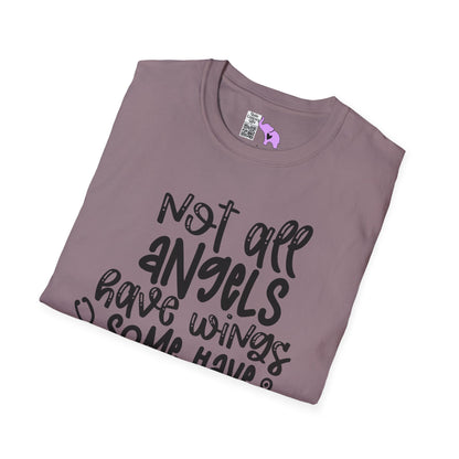 Not All Angels Wear Capes Some Wear Stethoscopes Adult T-shirt
