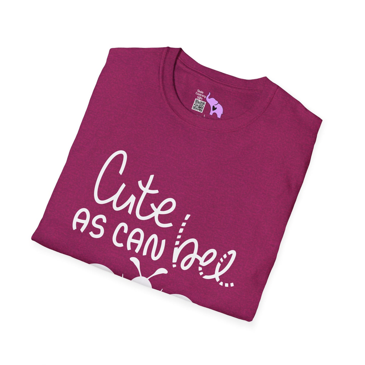 Cute As Can Bee Adult T-shirt