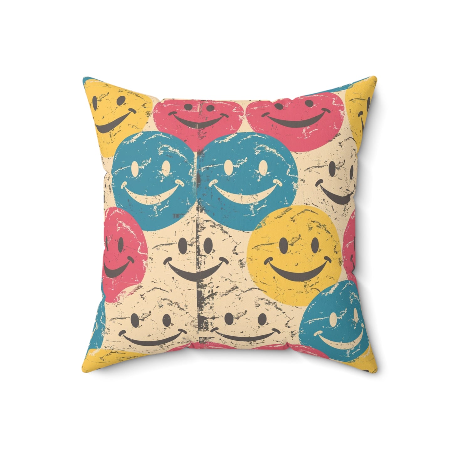 Color Me Happy Throw Pillow