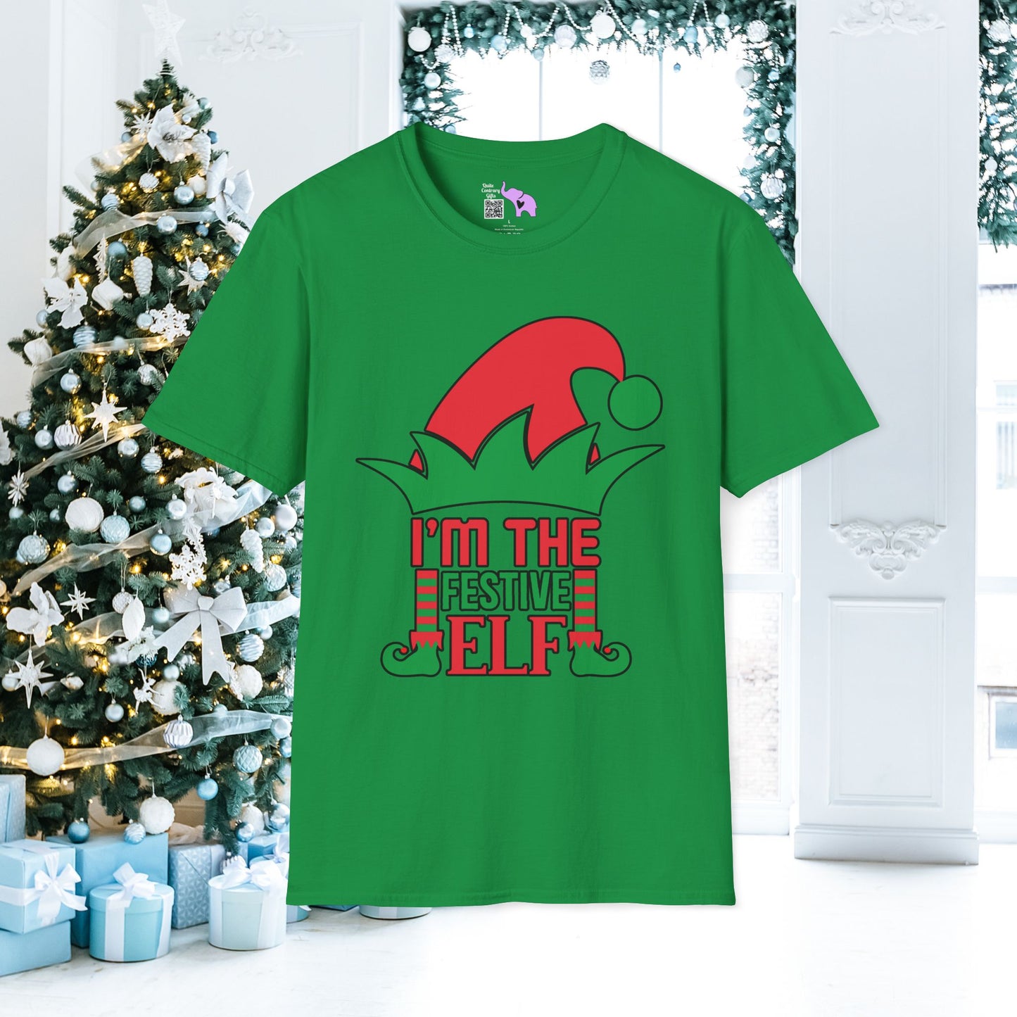 I'm The Festive Elf Adult T-shirt