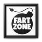 Fart Zone Canvas Bathroom Art