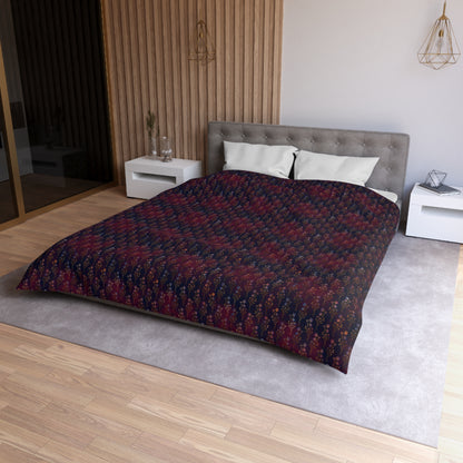 Golden Grove Midnight Microfiber Duvet Cover