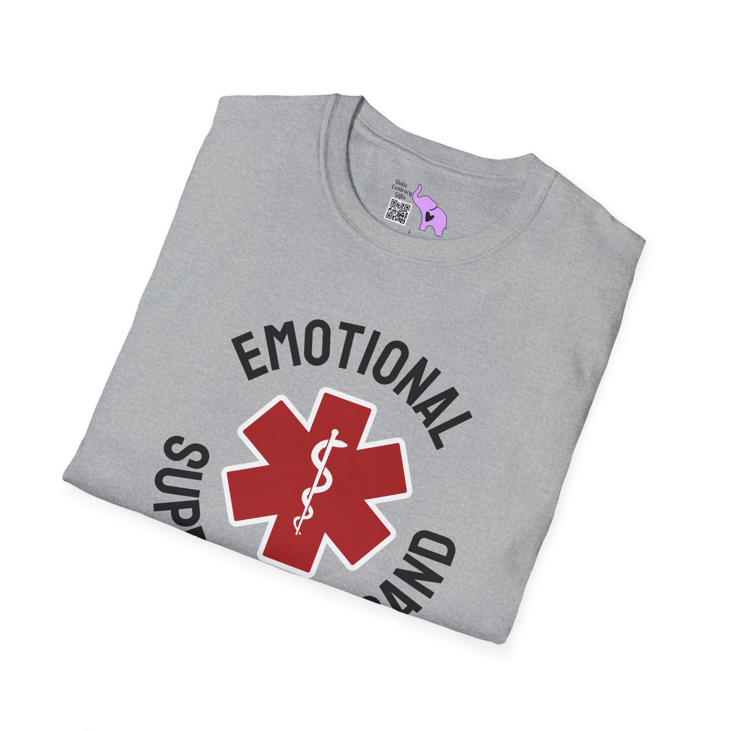 Emotional Support Husband Do Not Pet Adult T-shirt