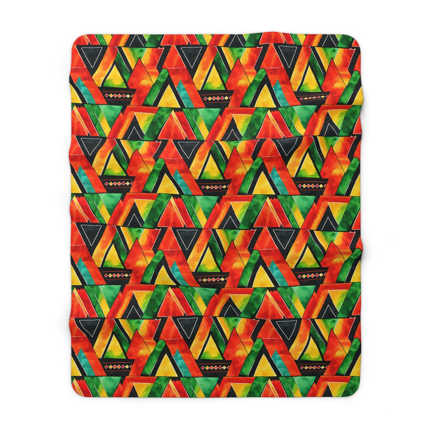 Abundance Vibes Sherpa Fleece Blanket