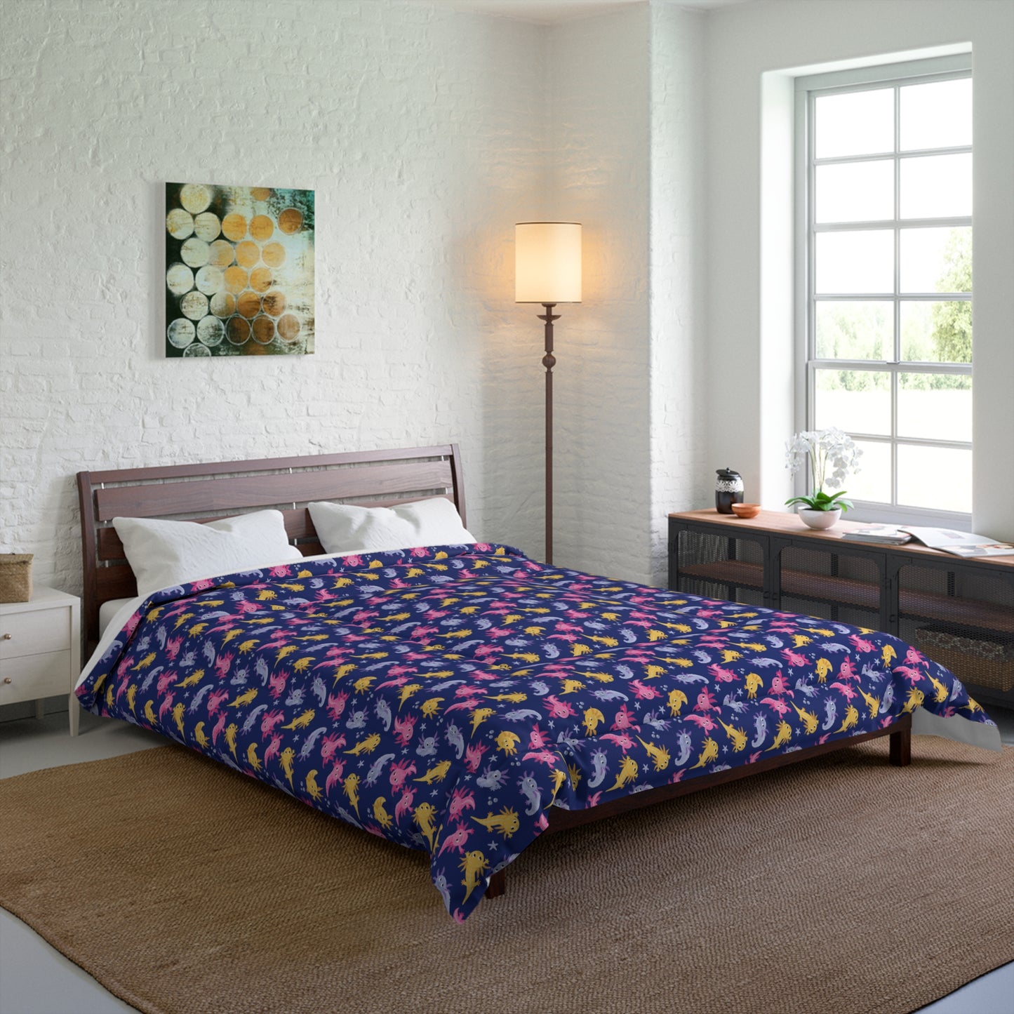 Axolotl Lagoon Comforter
