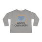 Happy Chanukah Toddler Long Sleeve Tee