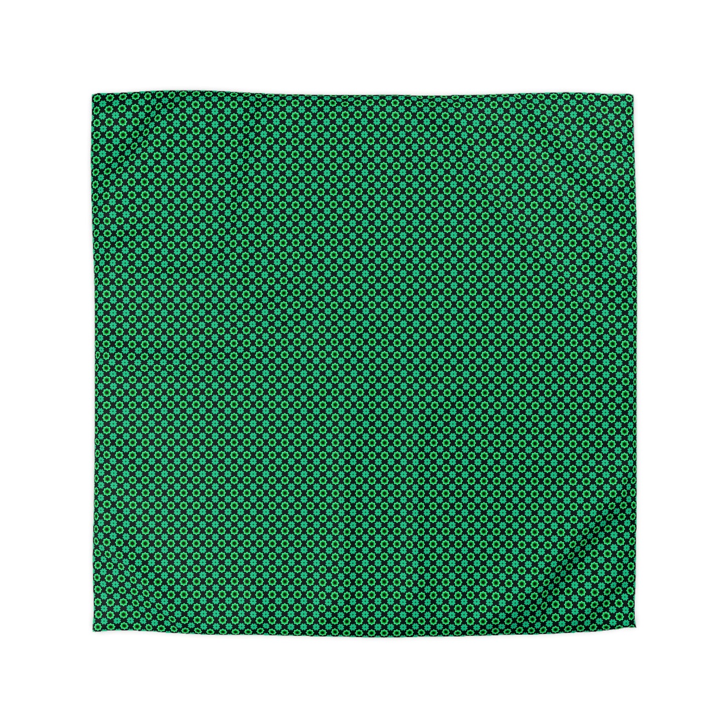 Clover Bloom Burst Microfiber Duvet Cover
