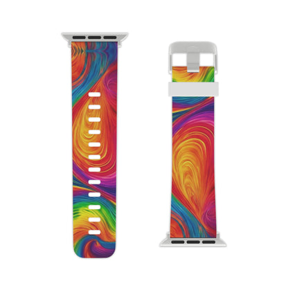 Vibrant Color Swirl Watch Band for Apple Watch