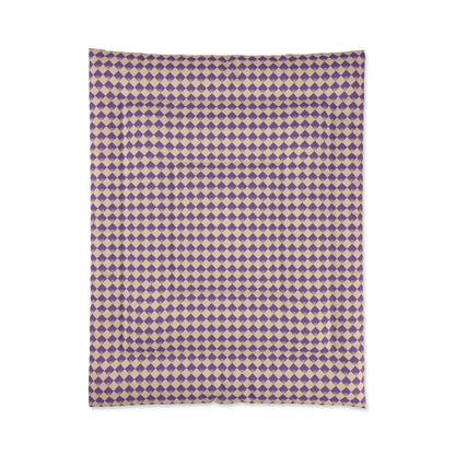 Diamond Bloom-Amethyst & Cream Basic Bedding Set