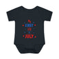 My First 4th of July Baby Rib Bodysuit