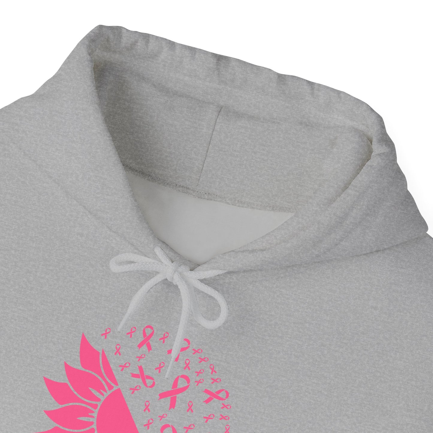 Sunflower & Butterflies Breast Cancer Awareness Adult Heavy Blend™ Hoodie