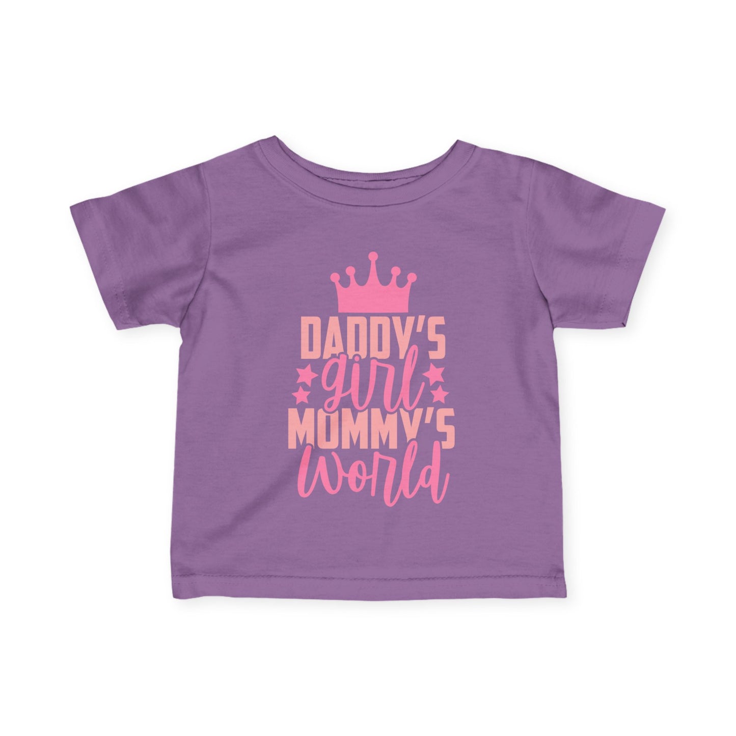 Daddy's Girl Mommy's World Infant Soft T-Shirt