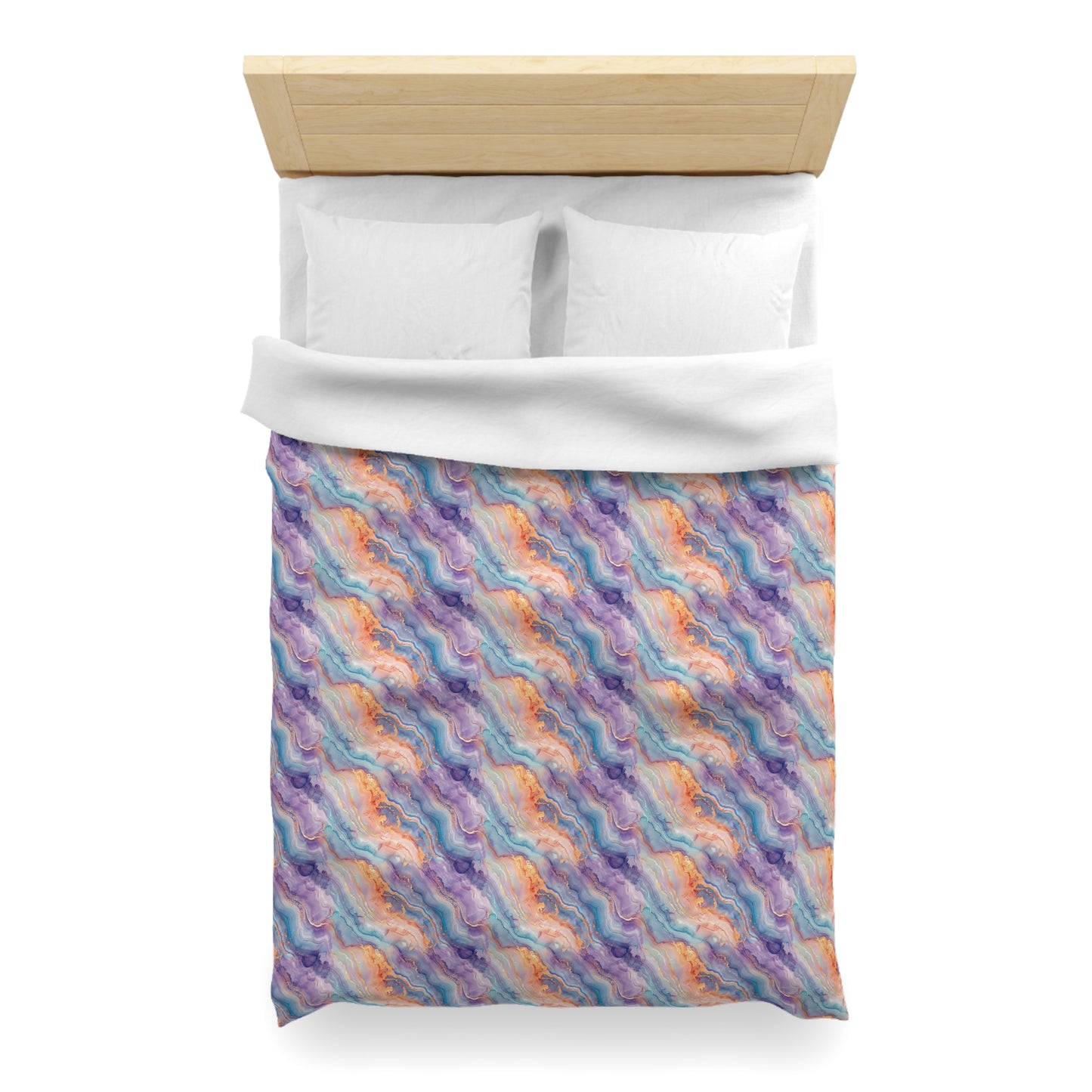 Dreamwave Marble Microfiber Duvet Cover