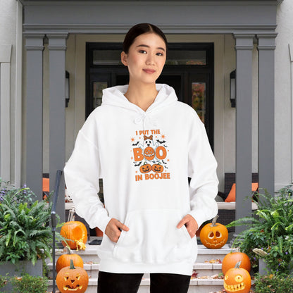 I Put the Boo in Boojee Heavy Blend™ Hooded Sweatshirt