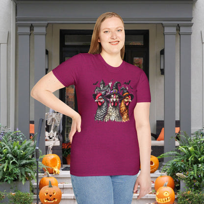 Spooky Chickens (2) Adult T-shirt