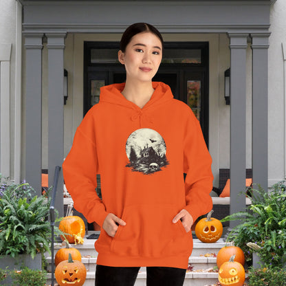 Creepy Full Moon Heavy Blend™ Hooded Sweatshirt