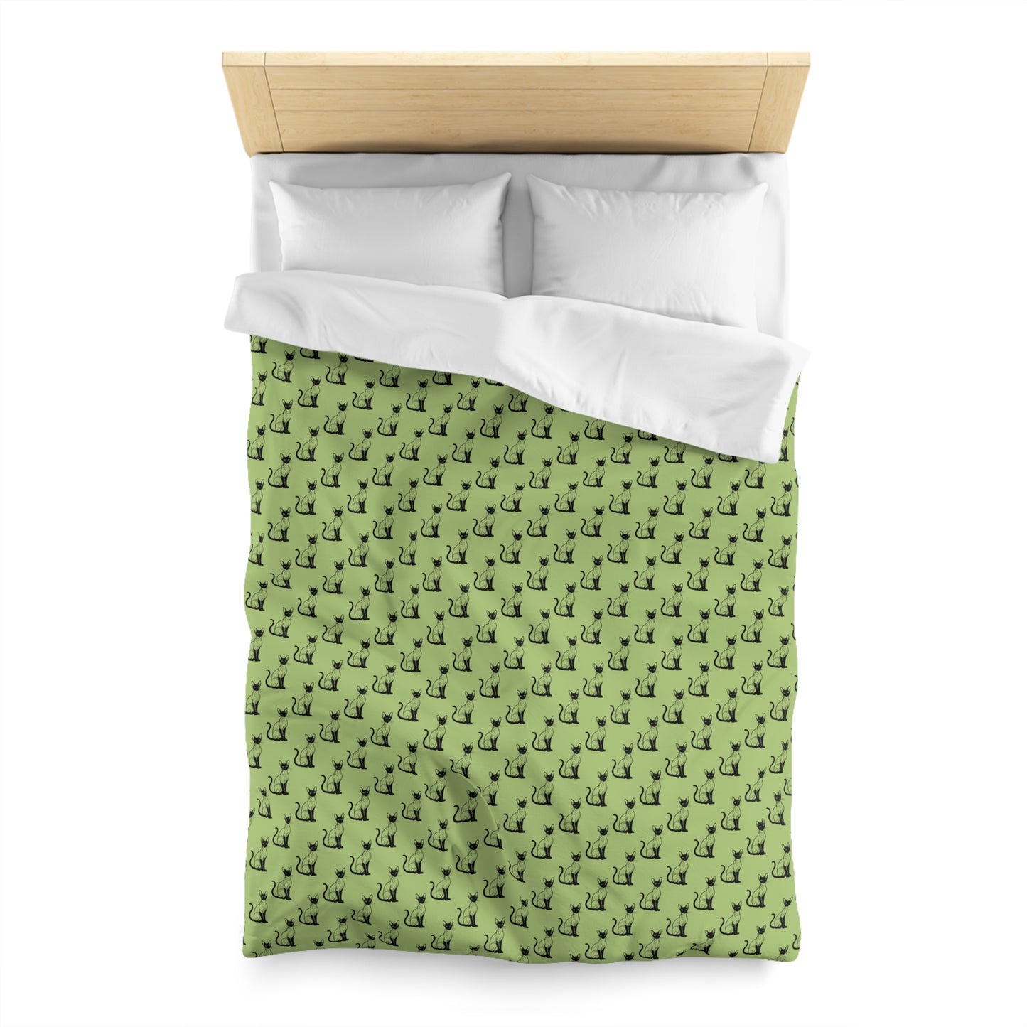 Siamese Charm – Sage Garden Microfiber Duvet Cover