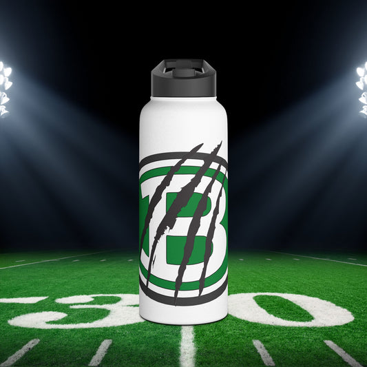 Brenham ISD Logo w/Claw Marks Stainless Steel Water Bottle