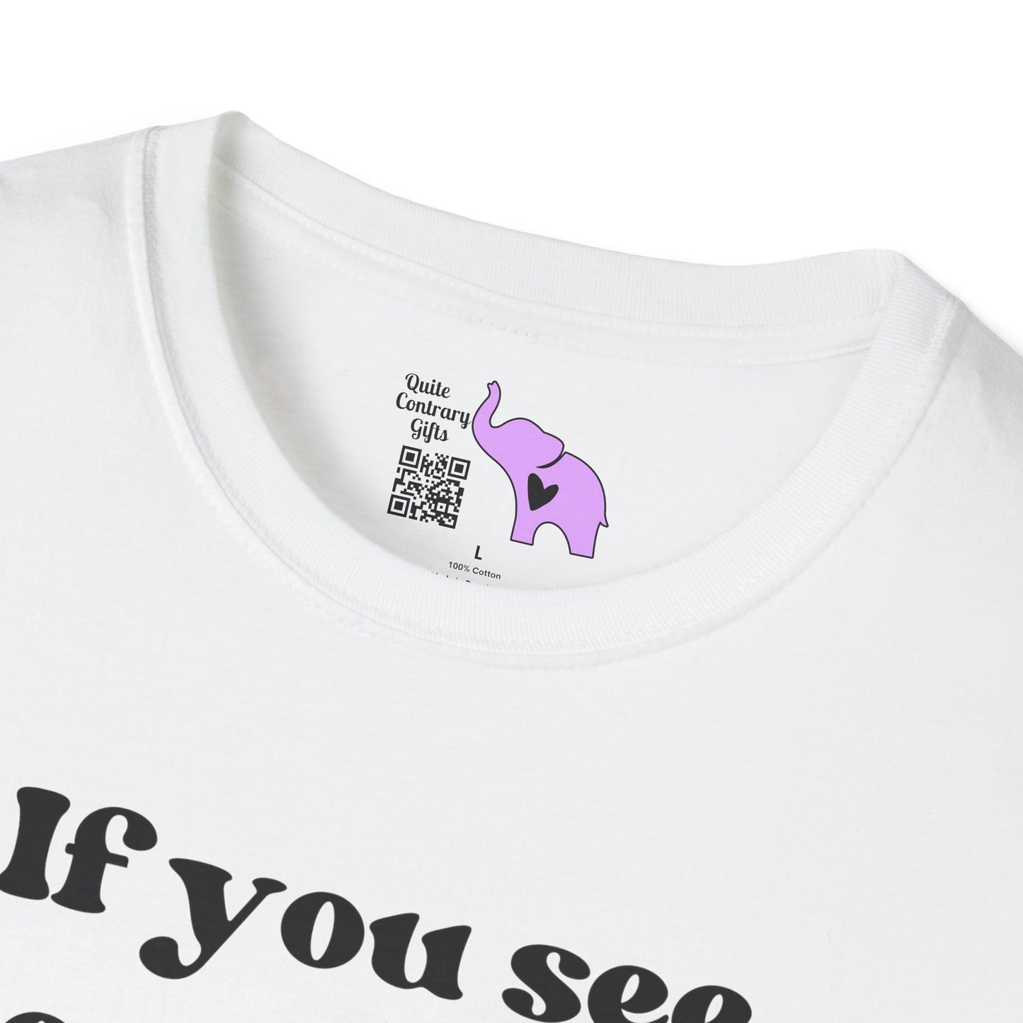 If You See Me Running... Adult T-shirt