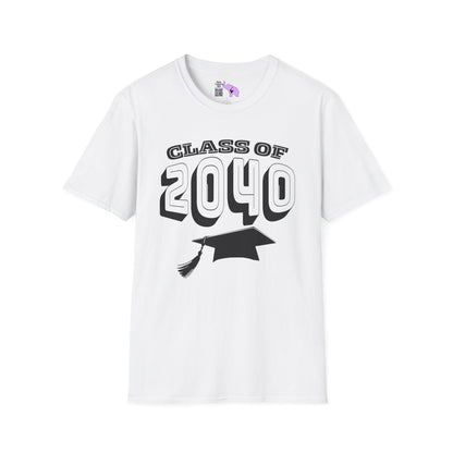 Class of 2040 T-shirt for 2026/27 Pre-K